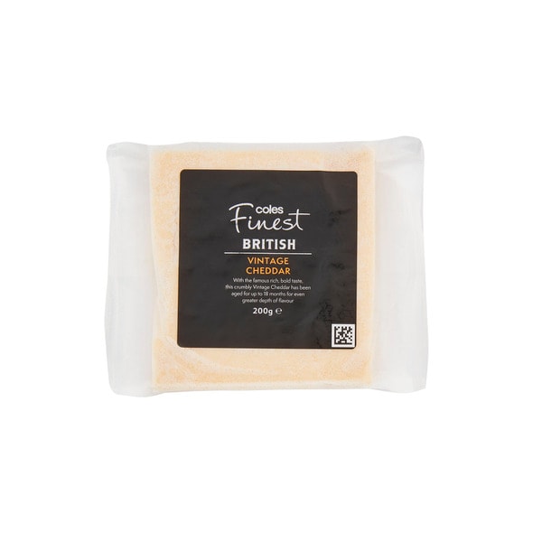 Coles Finest Vintage British Cheddar | 200g