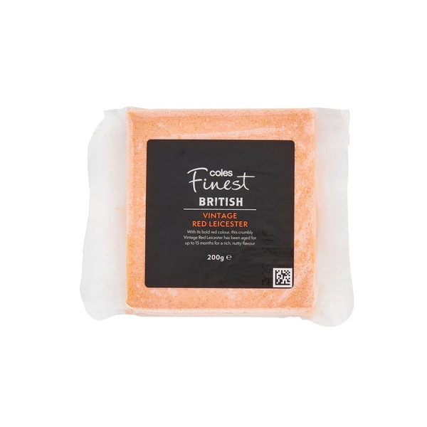 Coles Finest Aged Red Leicester | 200g