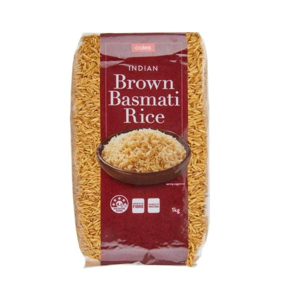 Coles Brown Basmati Rice | 1kg
