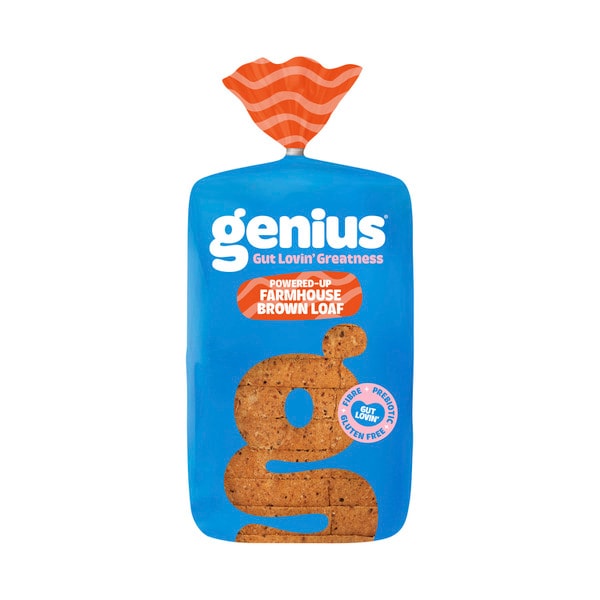 Genius Gluten Free Farmhouse Soft Brown Bread Loaf | 535g