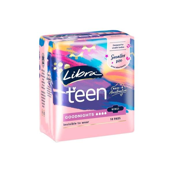 Libra Girl Goodnight Pads With Wings | 10 pack