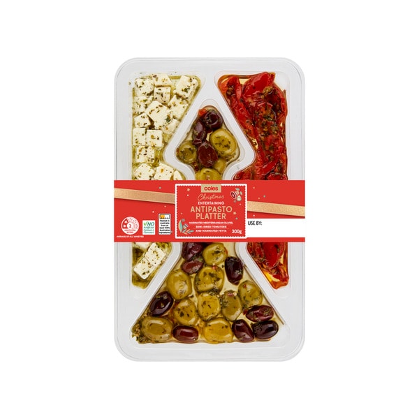 Coles Deli Express Christmas Antipasto Platter | 300g