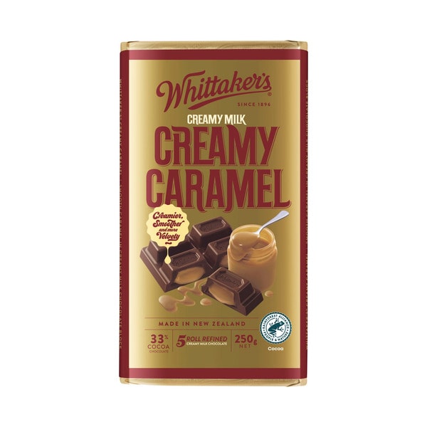 Whittaker's Block Chocolate Milk Creamy Caramel | 250g