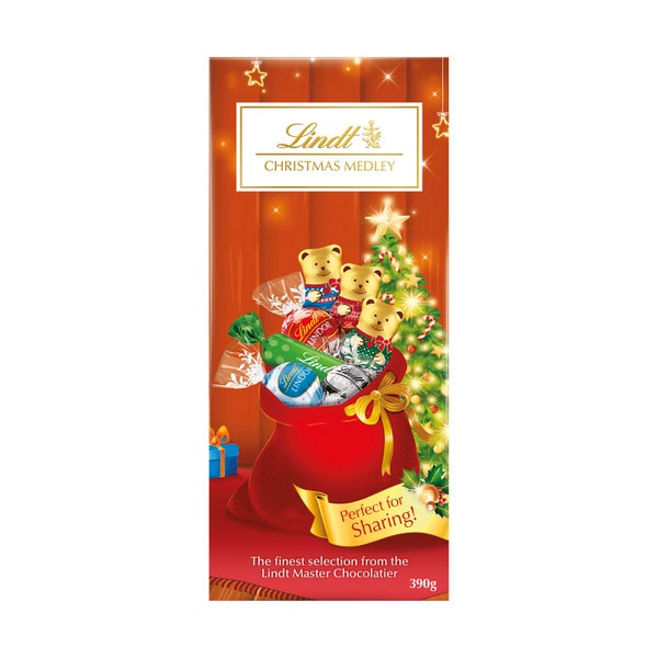Lindt Christmas Collection Chocolate Pouch Bag | 414g