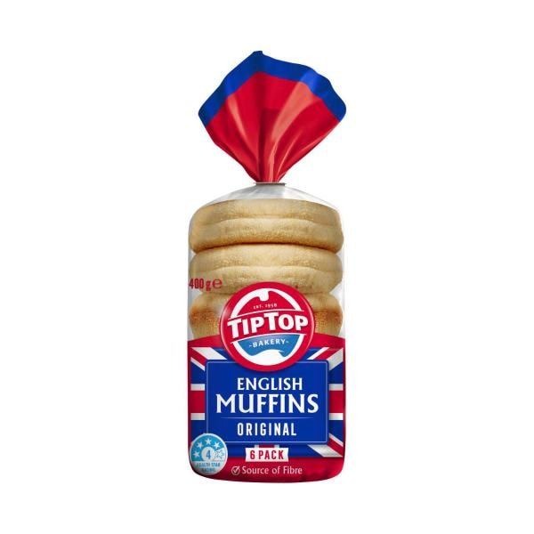 Tip Top Original English Muffins | 6 pack