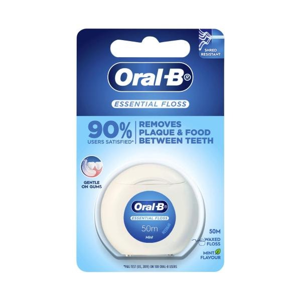 Oral-B Dental Floss Waxed Mint 50m | 1 each