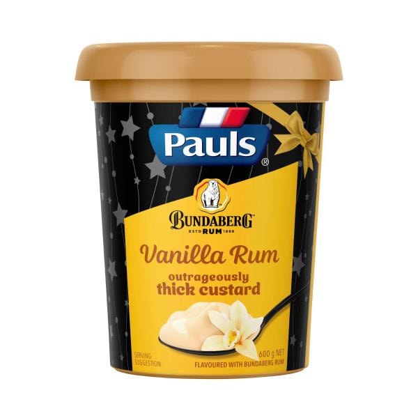 Pauls Custard Bundaberg Vanilla Rum | 600g