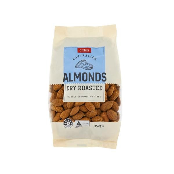 Coles Dry Roasted Almonds | 350g
