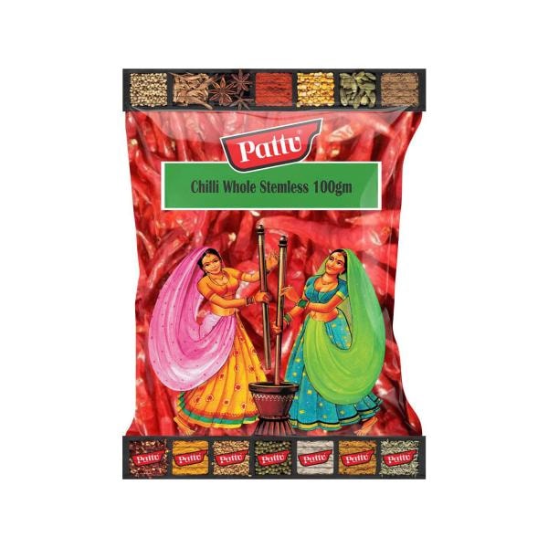 Pattu Chilli Whole Stemless | 100g