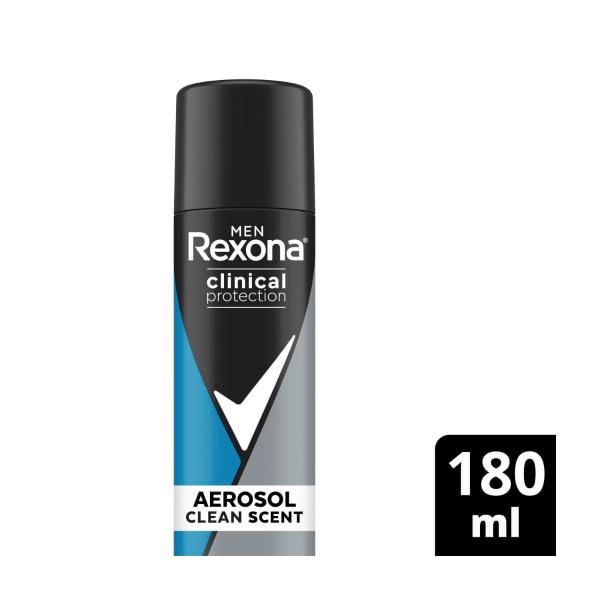 Rexona Antiperspirant Men Clinical Protection Clean Scent | 180mL