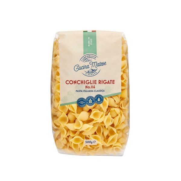 Cucina Matese Conchiglie Rigate Italian Pasta No 116 | 500g