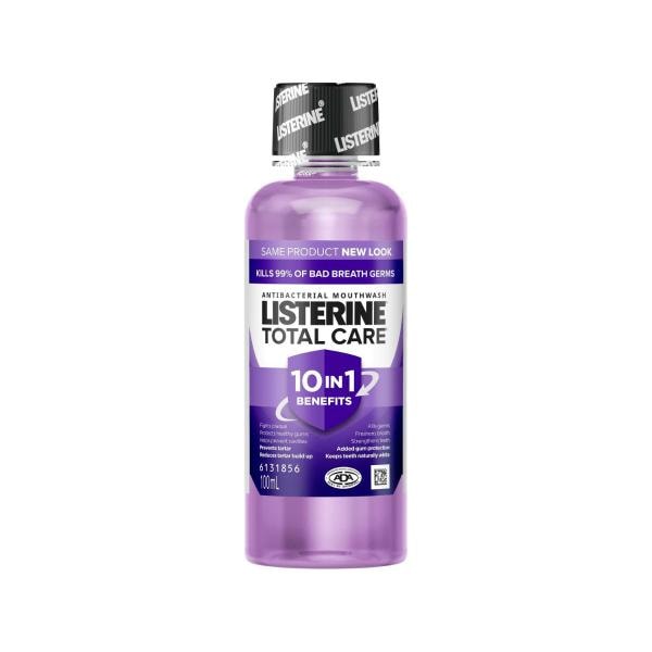 Listerine Total Care Antibacterial Mouthwash Clean Mint | 100mL