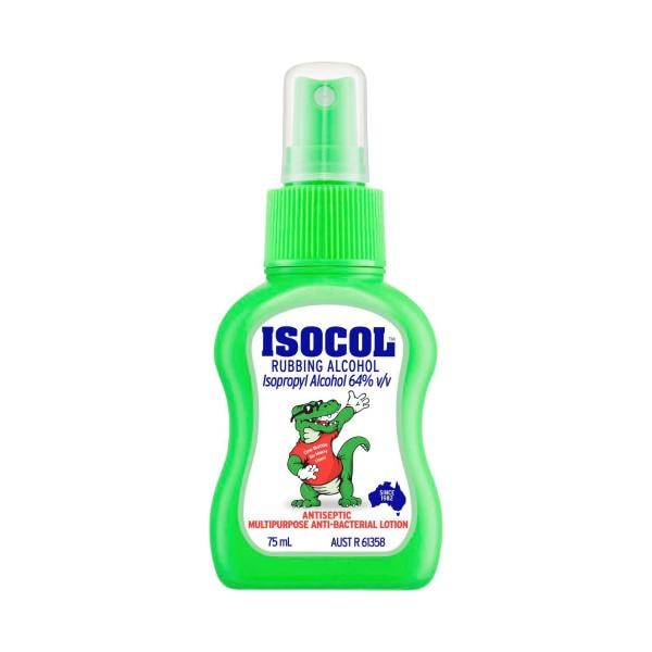 Isocol Multipurpose Rubbing Alcohol Antiseptic Spray | 75mL