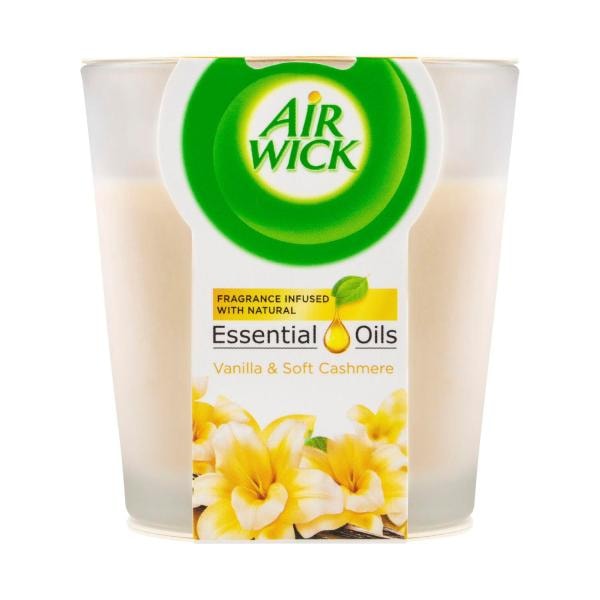 Air Wick Essential Oils Vanilla Bean Candle | 1 pack