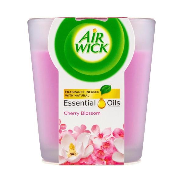 Air Wick Essential Oils Cherry Blossom Candle | 1 pack