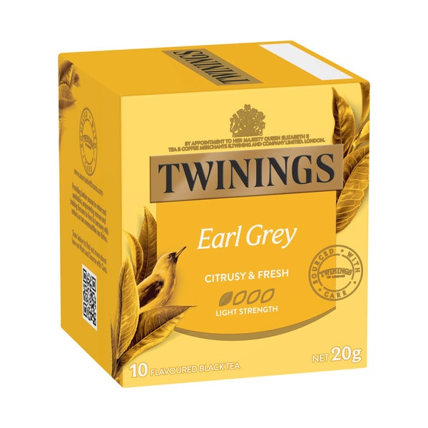 Twinings Earl Grey Tea Bags 10 pack | 20g
