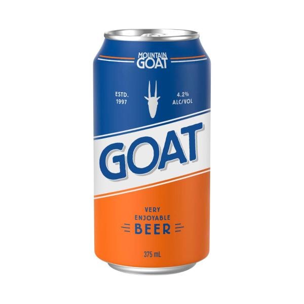 Mountain Goat Goat Lager Can 375mL | 24 Pack