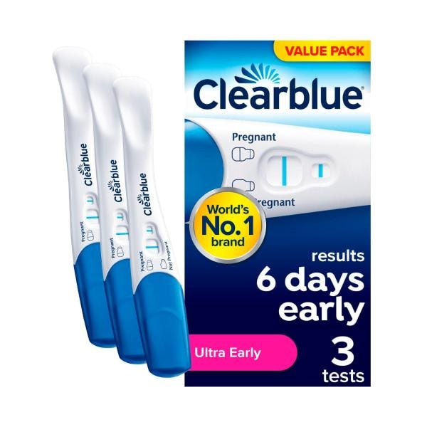 Clearblue Visual Early Detection Pregnancy Test Kit | 3 pack
