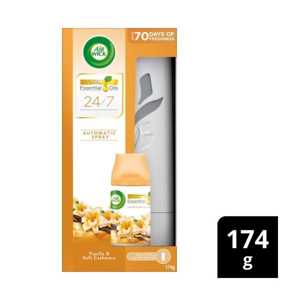 Air Wick Essential Oils Freshmatic Vanilla & Soft Cashmere Air Freshener | 174g
