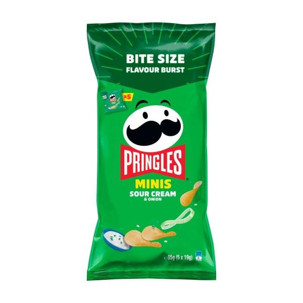 Pringles Minis Sour Cream & Onion Potato Chips 5 pack | 95g