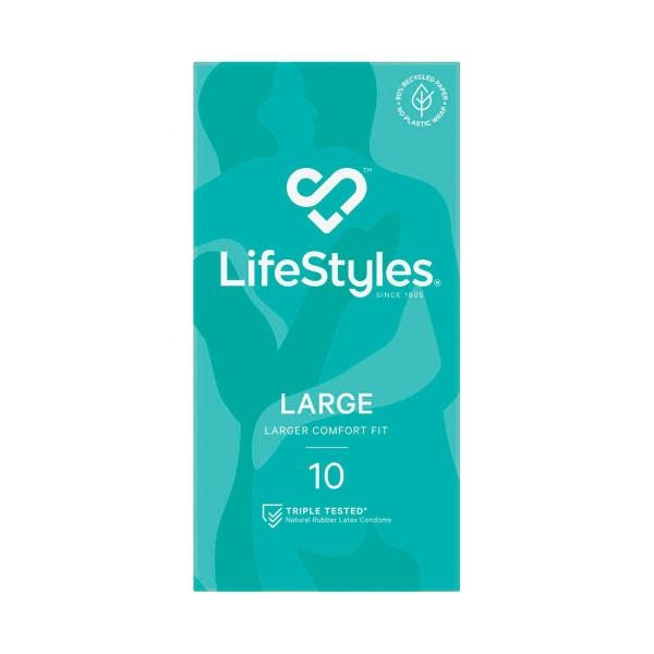 Lifestyles Large Condoms | 10 pack