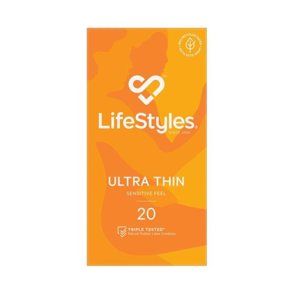 Lifestyles Ultra Thin Condoms | 20 pack
