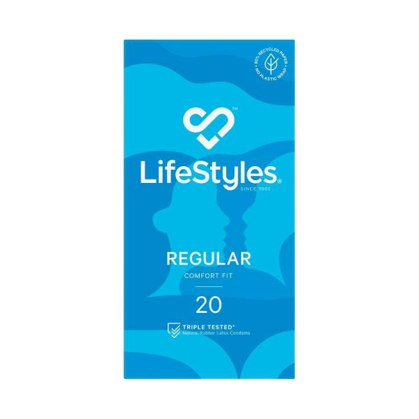 Lifestyles Regular Condoms | 20 pack