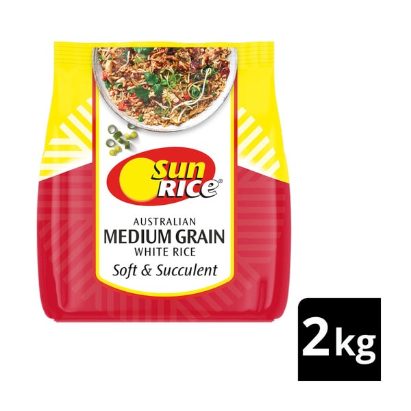 Sunrice Medium Grain White Calrose Rice | 2kg