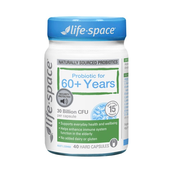 Life Space Probiotic 60+ Years Hard Capsules | 40 pack