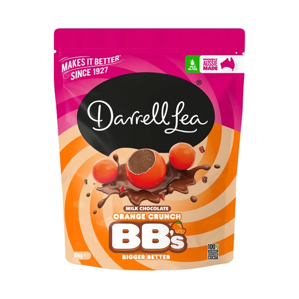 Darrell Lea Orange Crunch BB's | 168g