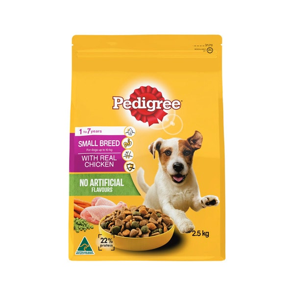 Pedigree Dry Dog Food Small Breed Chicken | 2.5kg