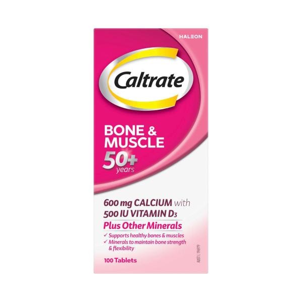 Caltrate Bone & Muscle 50 Plus With Calcium & Vitamin D3 | 1 pack