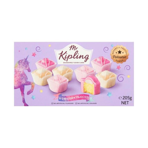 Mr Kipling Unicorn Fancies 8 Pack | 205g