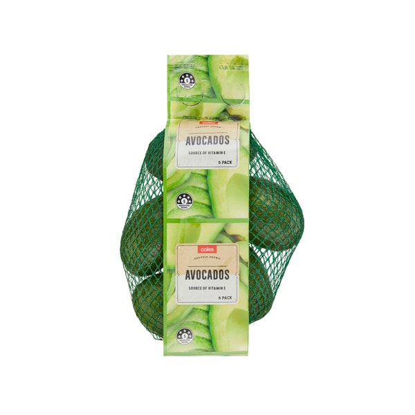 Coles Avocados Prepacked 5 Pack | 1 each