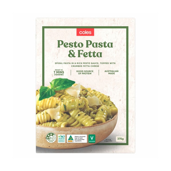 Coles Pesto Pasta & Fetta | 375g