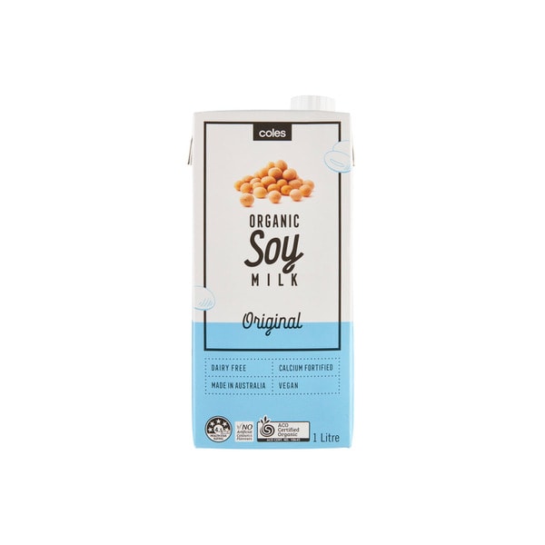 Coles Organic Soy Milk | 1L