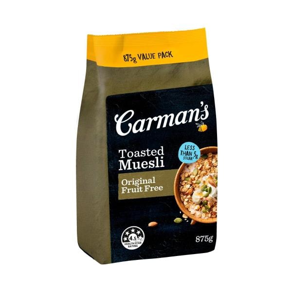 Carman's Original Fruit Free Muesli | 875g