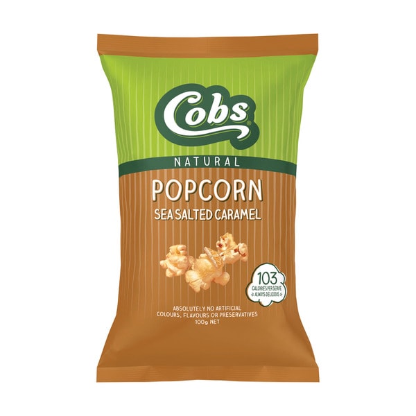 Cobs Gluten Free Popcorn Sea Salted Caramel | 100g