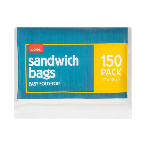 Coles Pillow Sandwich Bags | 150 pack