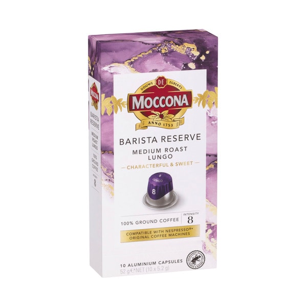 Moccona Barista Reserve Medium Roast Lungo | 10 Pack