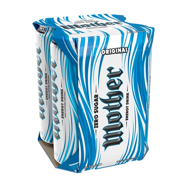 Mother Sugar Free Multipack Cans 4 X 500mL | 500mL