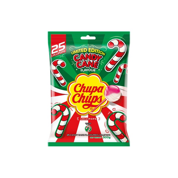 Chupa Chups Candy Cane Lollipops | 300g