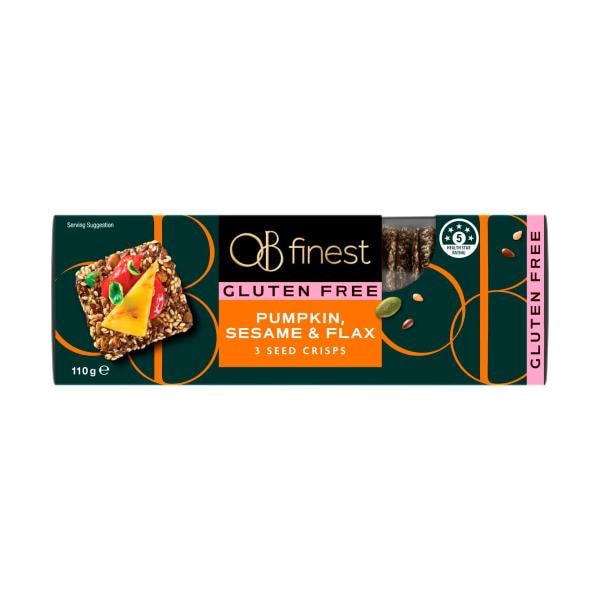 OB Finest 3 Seed Pepita Crisps | 110g
