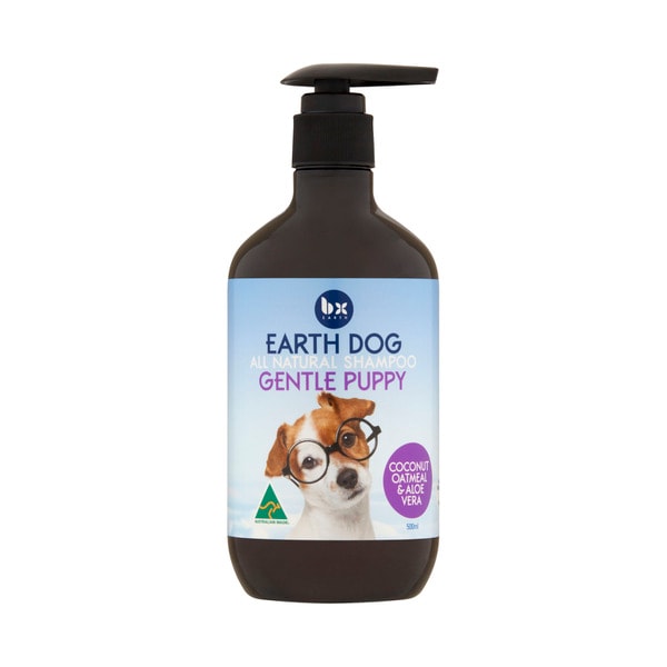 BX Earth Dog Gentle Puppy Coconut Oatmeal & Aloe Vera All Natural Shampoo | 500mL