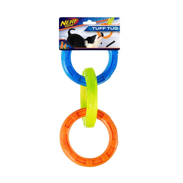 Nerf Dog TPR 3 Ring Tuff Tug | 1 pack