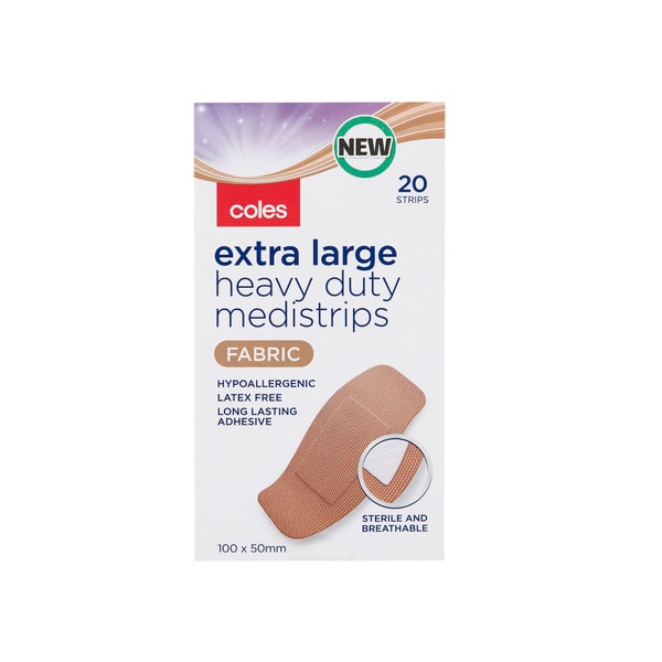 Coles Heavy Duty Fabric Strips Xl | 20 pack