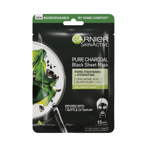 Garnier Pure Charcoal Mask Black Algae  | 28g