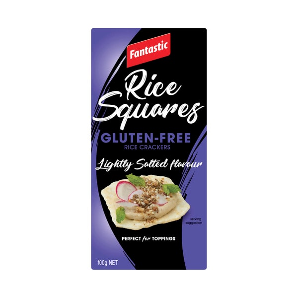 Fantastic Rice Squares Lightly Salted | 100g