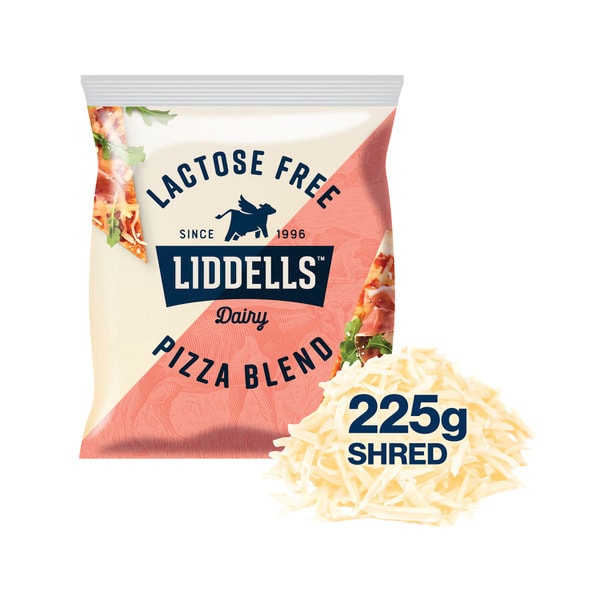 Liddells Lactose Free Shredded Pizza Blend | 225g