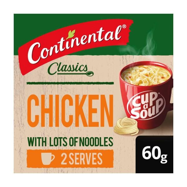 Continental Cup A Soup Chicken With Lots of Noodles Serves 2 | 60g